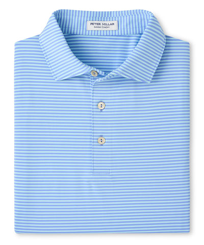 Peter Millar Hales Stripe Short Sleeve Performance Polo, Men's Big & Tall