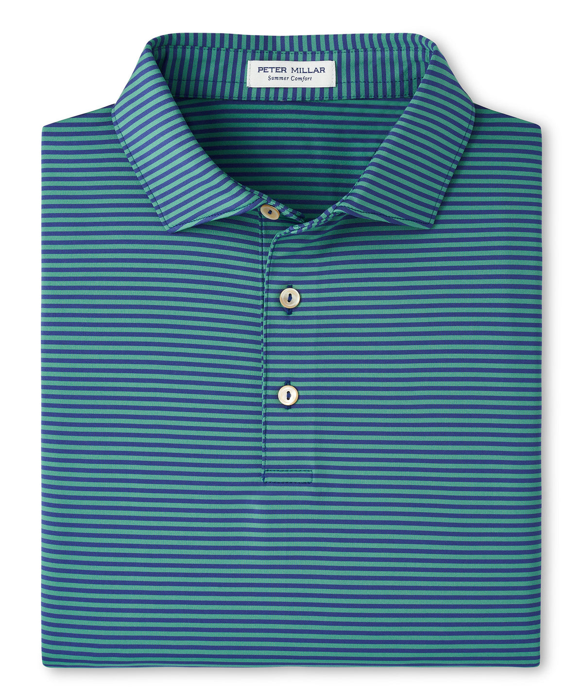 Peter Millar Hales Stripe Short Sleeve Performance Polo, Men's Big & Tall