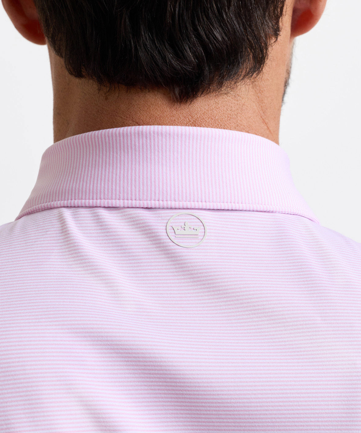 Peter Millar Jubilee Stripe Short Sleeve Polo, Men's Big & Tall