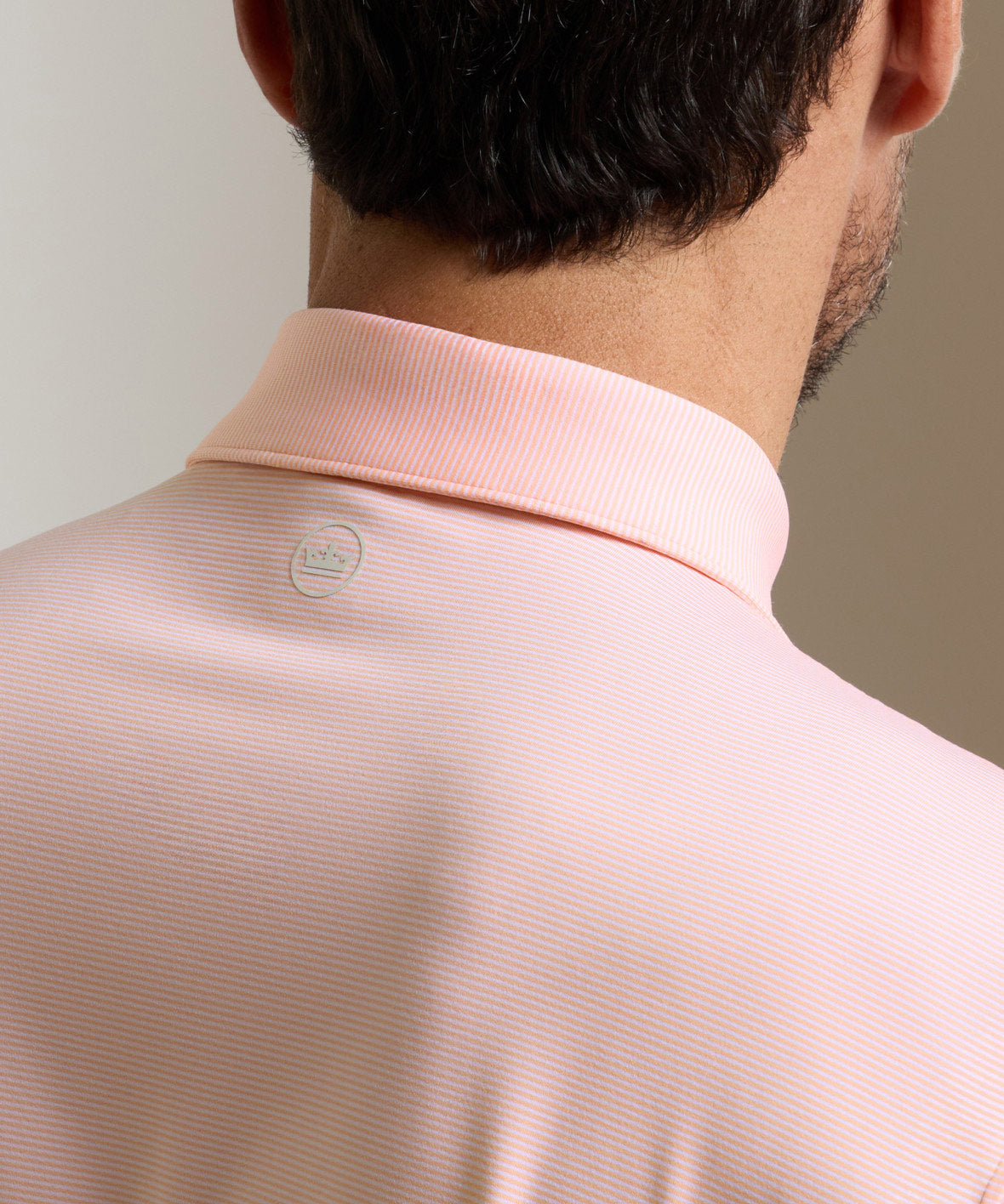 Peter Millar Jubilee Stripe Short Sleeve Polo, Men's Big & Tall