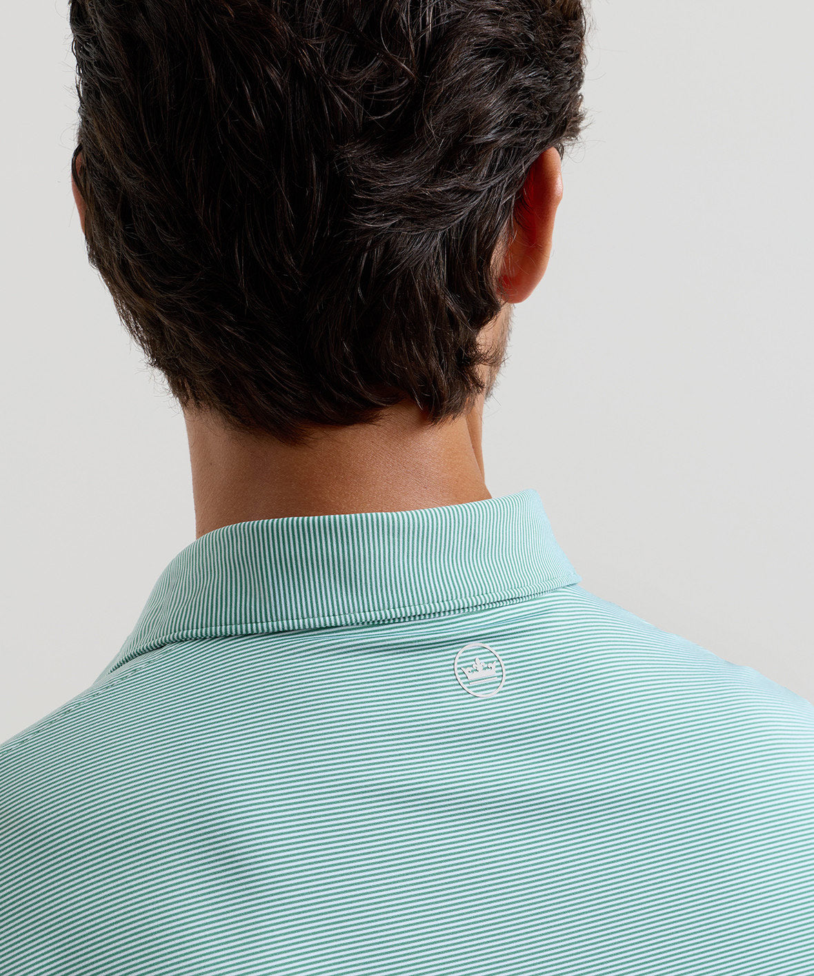 Peter Millar Jubilee Stripe Short Sleeve Polo, Men's Big & Tall