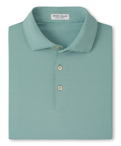 Peter Millar Jubilee Stripe Short Sleeve Polo, Men's Big & Tall