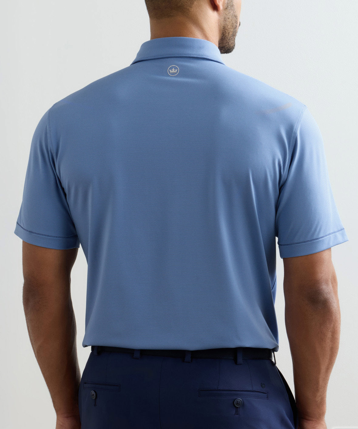 Peter Millar Jubilee Stripe Short Sleeve Polo, Men's Big & Tall