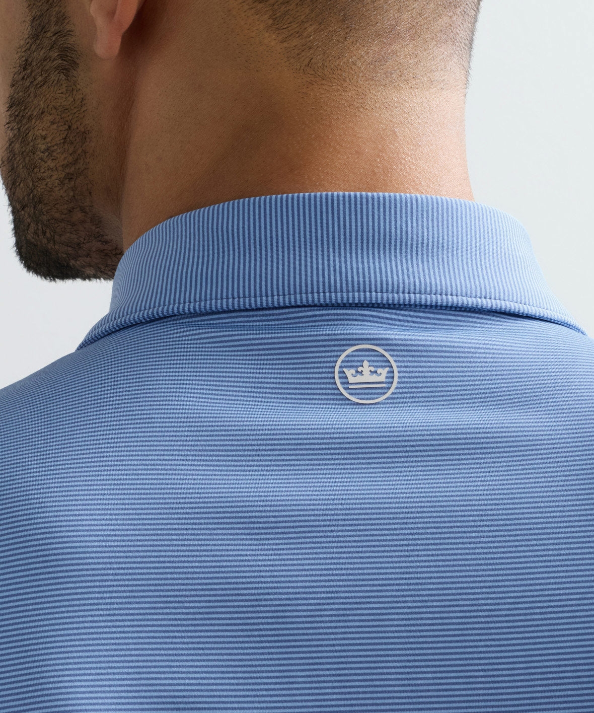 Peter Millar Jubilee Stripe Short Sleeve Polo, Men's Big & Tall