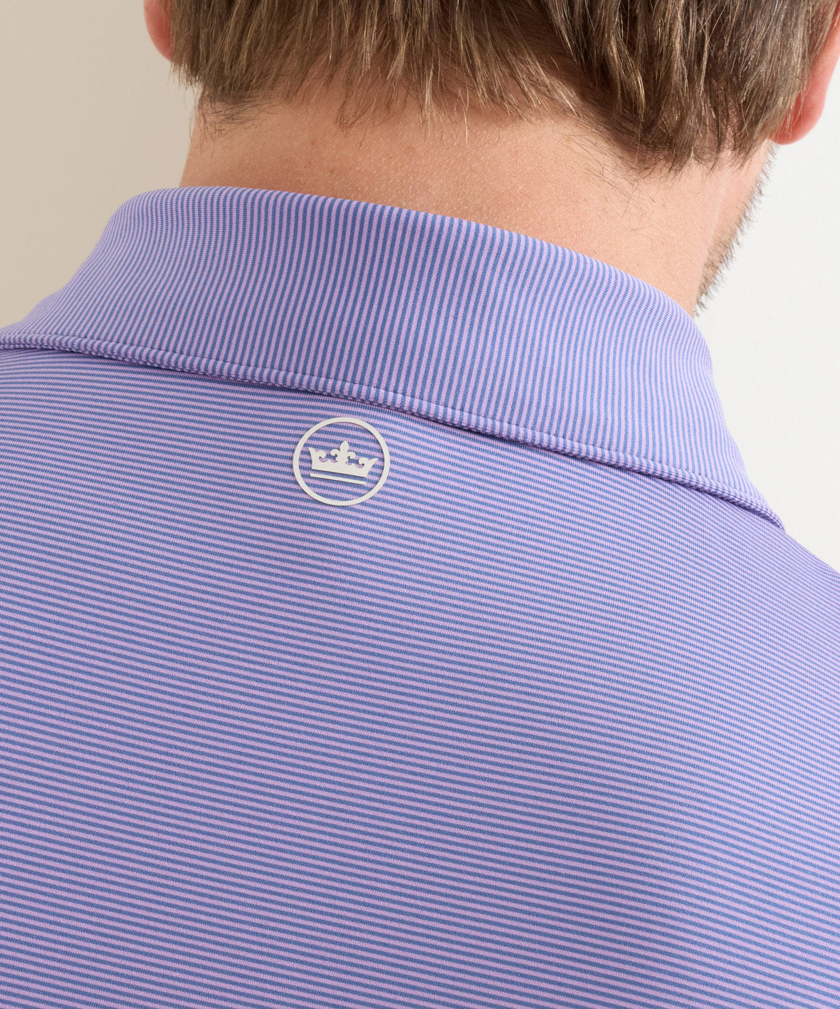 Peter Millar Jubilee Stripe Short Sleeve Polo, Men's Big & Tall