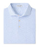Peter Millar Paper Plane Print Short Sleeve Performance Polo