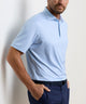 Peter Millar Nautilus Print Short Sleeve Performance Polo