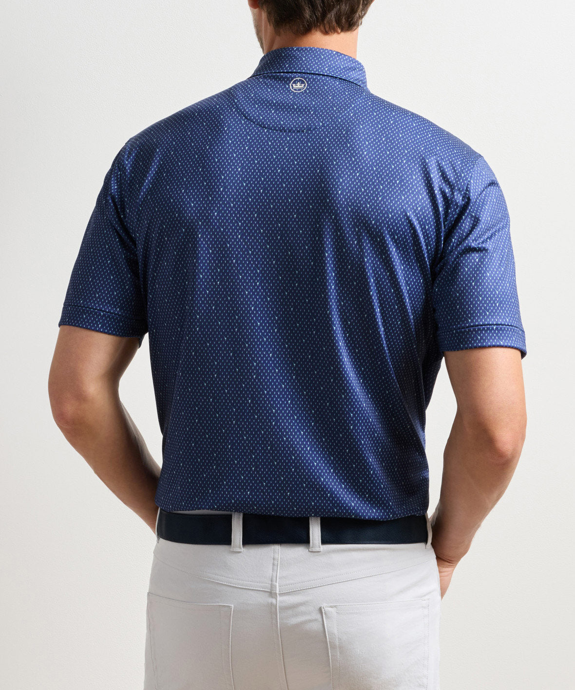 Peter Millar In The Rough Print Short Sleeve Performance Polo, Men's Big & Tall