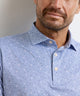 Peter Millar Barrier Print Short Sleeve Performance Polo
