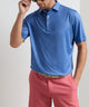 Peter Millar Barrier Print Short Sleeve Performance Polo