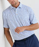Peter Millar Coastline Print Short Sleeve Performance Polo