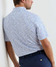 Peter Millar Coastline Print Short Sleeve Performance Polo