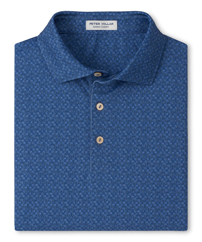 Peter Millar Pole Position Print Short Sleeve Performance Polo, Men's Big & Tall