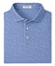 Peter Millar Geo Skull Print Short Sleeve Performance Polo