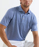 Peter Millar Geo Skull Print Short Sleeve Performance Polo