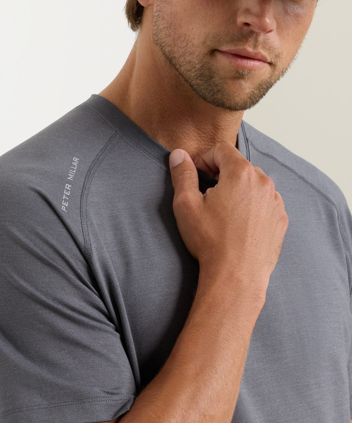 Peter Millar Aurora Short Sleeve Performance Tee Shirt, Men's Big & Tall