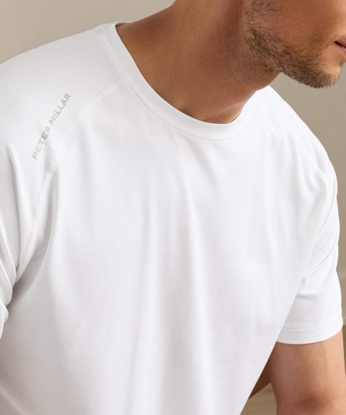 Peter Millar Aurora Short Sleeve Performance Tee Shirt, Men's Big & Tall