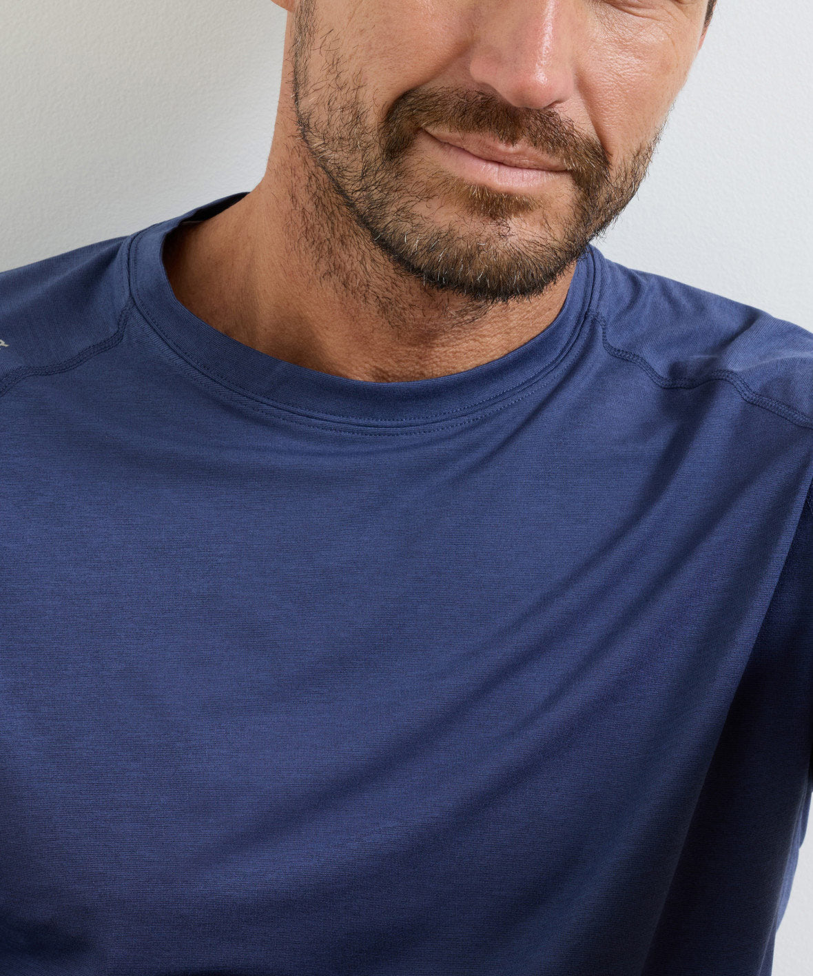 Peter Millar Aurora Performance Long Sleeve Tee Shirt, Men's Big & Tall