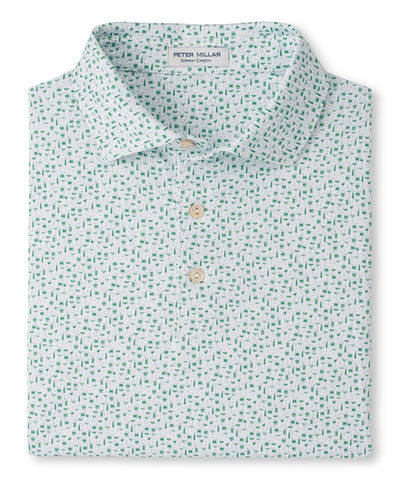Peter Millar Cheers Print Short Sleeve Performance Polo, Men's Big & Tall