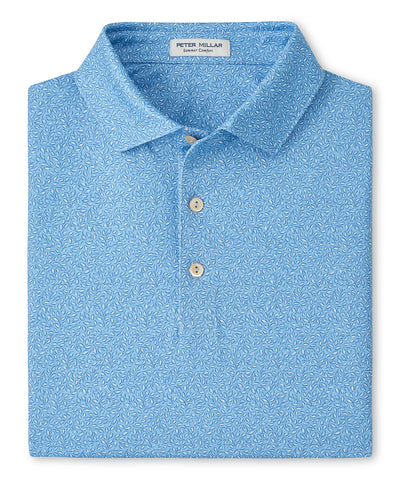 Peter Millar Magnolia Print Short Sleeve Performance Polo, Men's Big & Tall