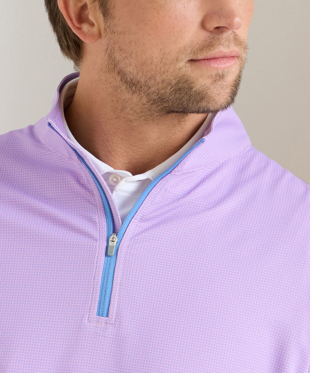 Peter Millar Basket Weave Perth Quarter-Zip Pullover, Men's Big & Tall