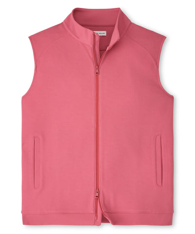 Peter Millar Cradle Pique Full Zip Vest, Men's Big & Tall