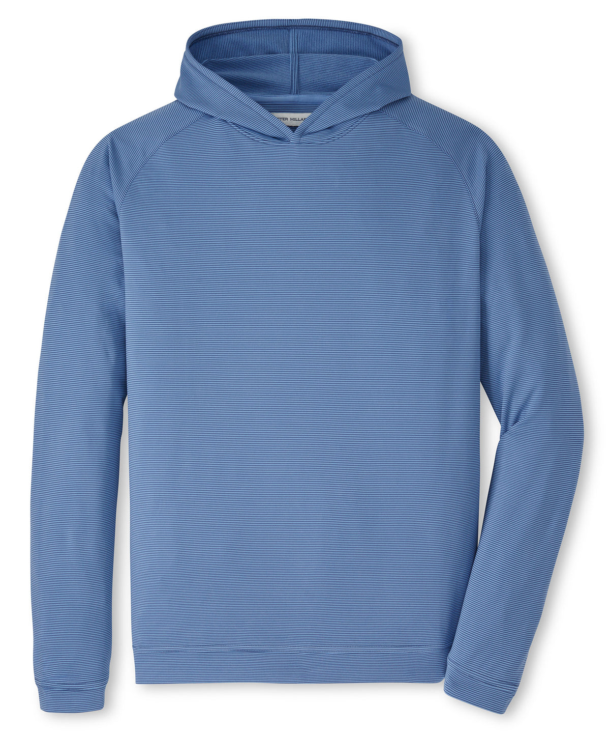 Peter Millar Long Sleeve Pine Sugar Stripe Performance Hoodie, Men's Big & Tall