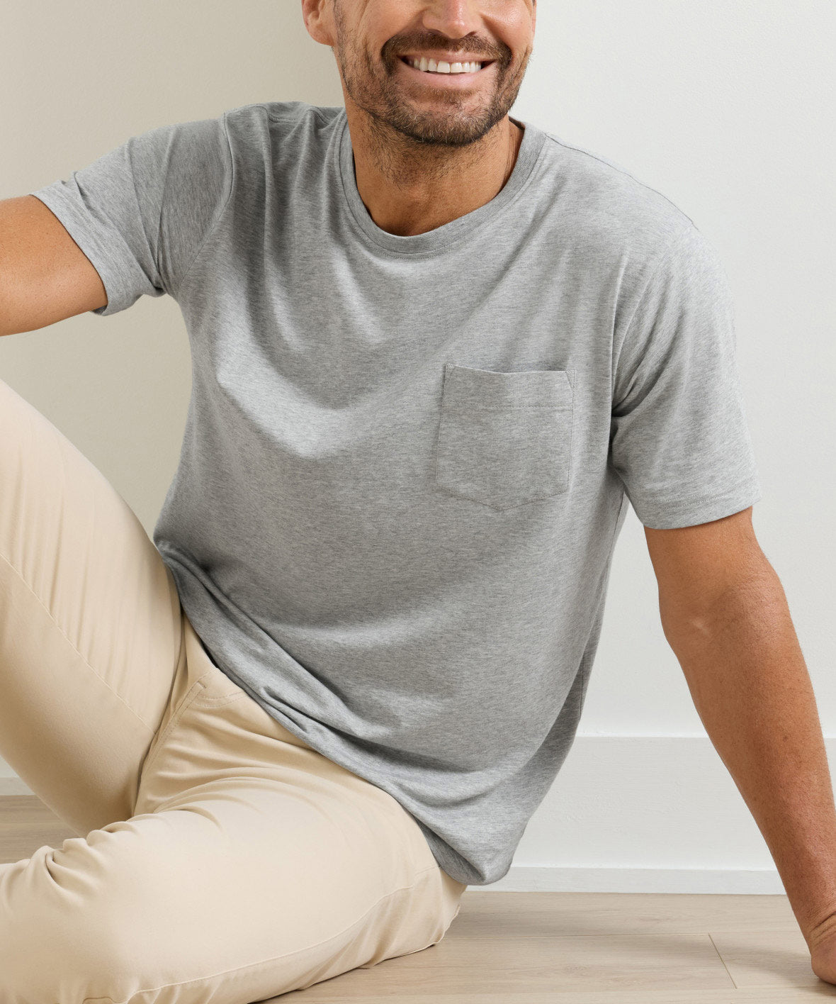 Peter Millar Short Sleeve Crown Comfort Pocket Tee, Men's Big & Tall