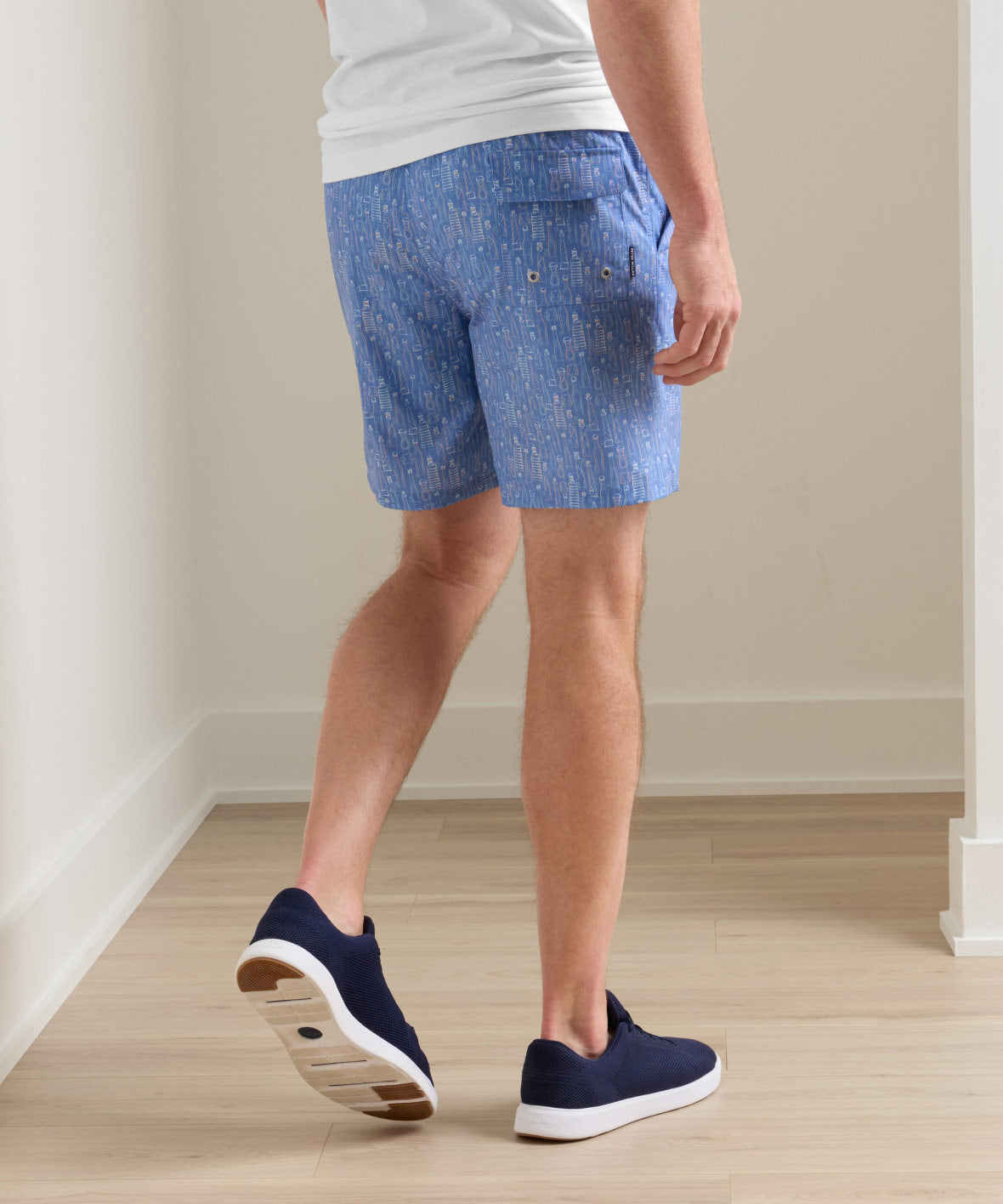 Peter Millar Tequila Seas Print Swim Trunk, Men's Big & Tall