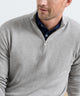 Peter Millar Coolspun Light Birdseye Quarter-Zip Pullover
