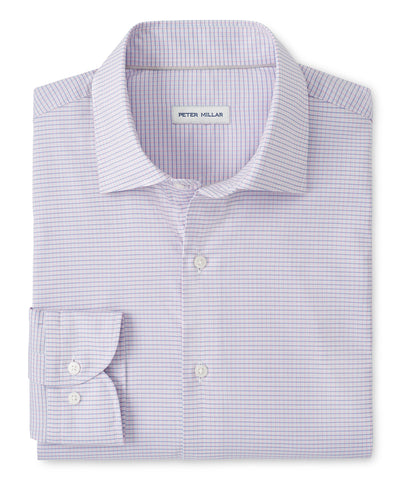 Peter Millar Conway Cotton Light Long Sleeve Sport Shirt, Men's Big & Tall