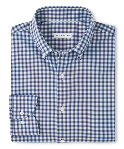 Peter Millar Felix Crown Light Long Sleeve Sport Shirt, Men's Big & Tall