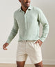 Peter Millar The Shoreside Long Sleeve Linen Sport Shirt