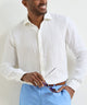 Peter Millar The Shoreside Long Sleeve Linen Sport Shirt