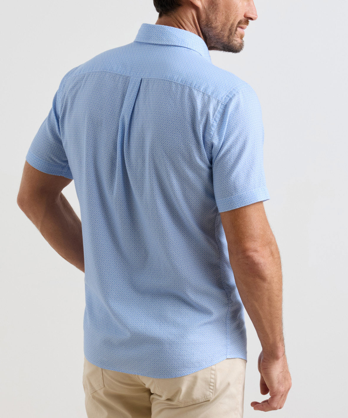 Peter Millar Windsail Short Sleeve Sport Shirt, Men's Big & Tall