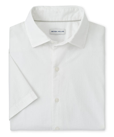 Peter Millar Seaward Short Sleeve Sport Shirt, Men's Big & Tall