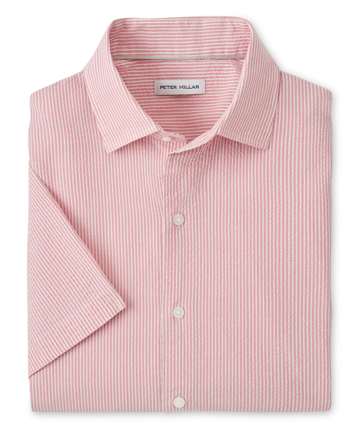 Peter Millar Coastal Stripe Sport Shirt, Men's Big & Tall