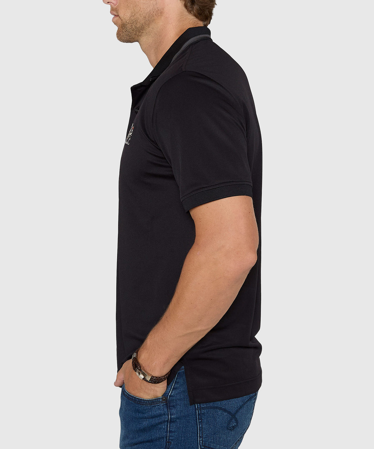 Robert Graham Short Sleeve Monkey Business Polo, Men's Big & Tall