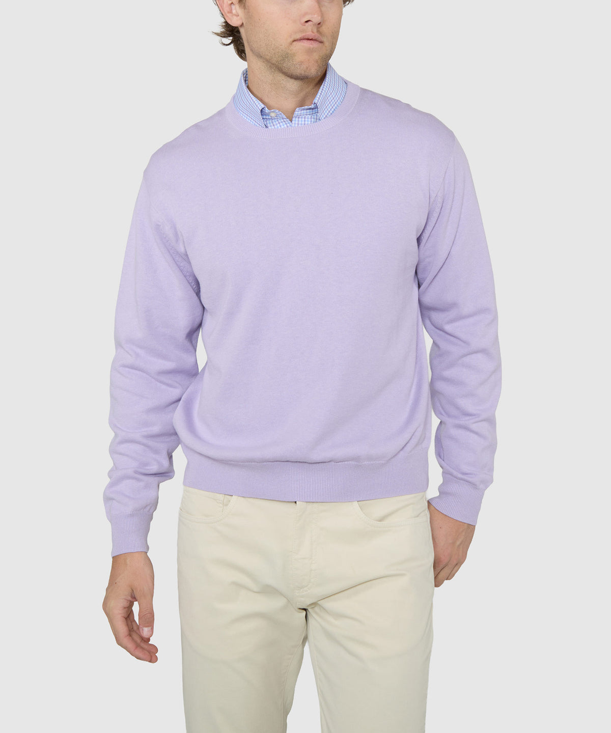 Westport Black Summer Saltwater Crew Pullover, Men's Big & Tall