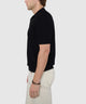 Westport Black Short Sleeve Legacy II Cotton Cashmere Polo