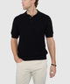 Westport Black Short Sleeve Legacy II Cotton Cashmere Polo
