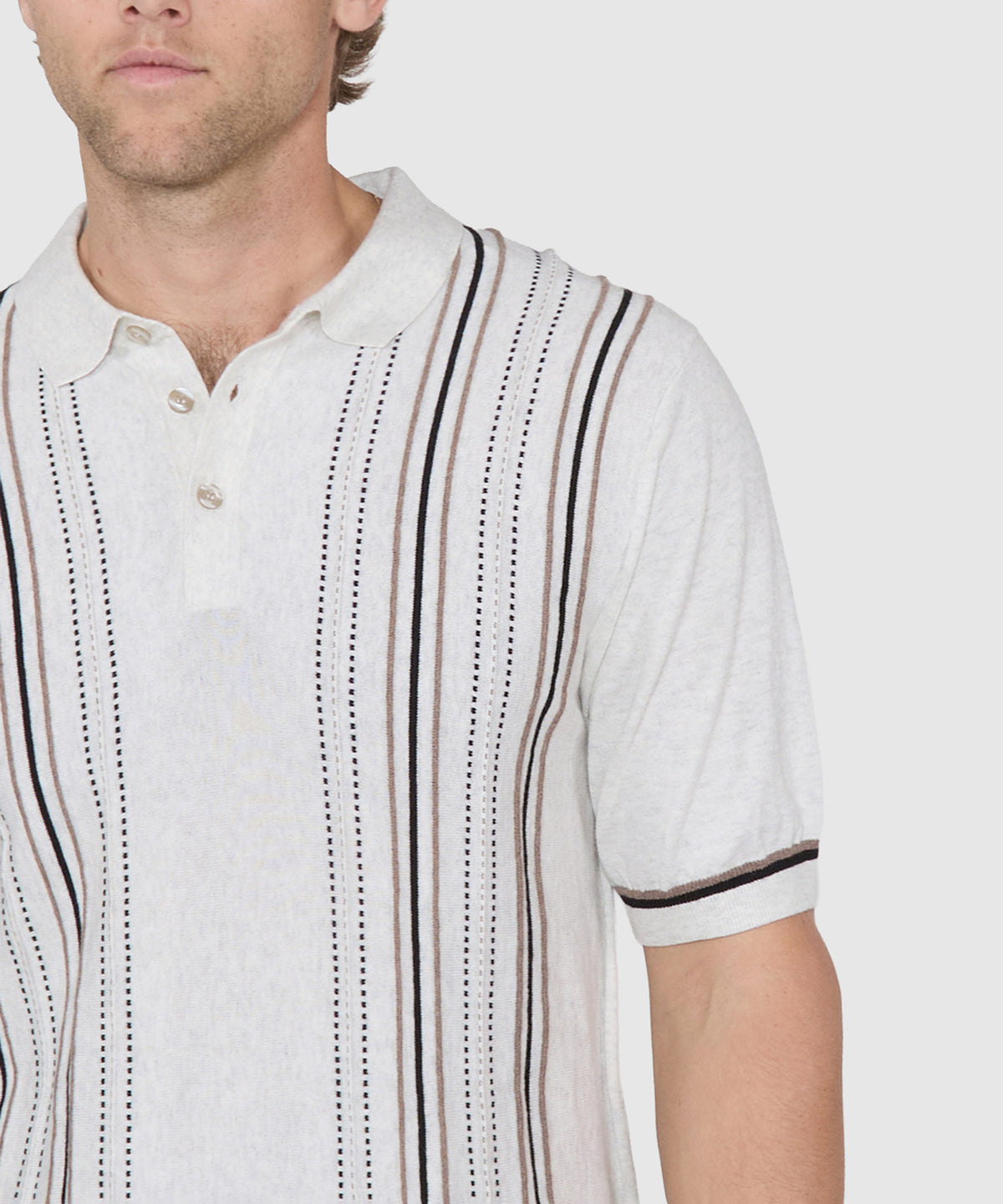 Westport Black Short Sleeve Sarto Retro Polo, Men's Big & Tall