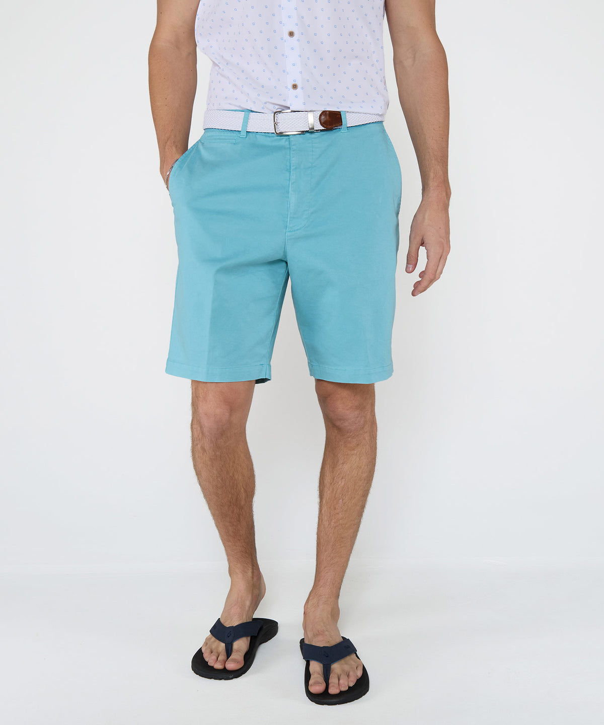 Westport Black Ocean Wash Stretch Twill Short, Men's Big & Tall