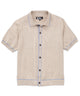 Westport Black Short Sleeve Darin Button Front Polo