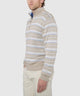 Westport Black Kingston Stripe Quarter-Zip Pullover