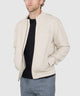 Westport Black Gatsby Linen Blend Bomber Jacket