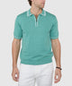 Westport Black Short Sleeve 'The Retro II' Zip Polo