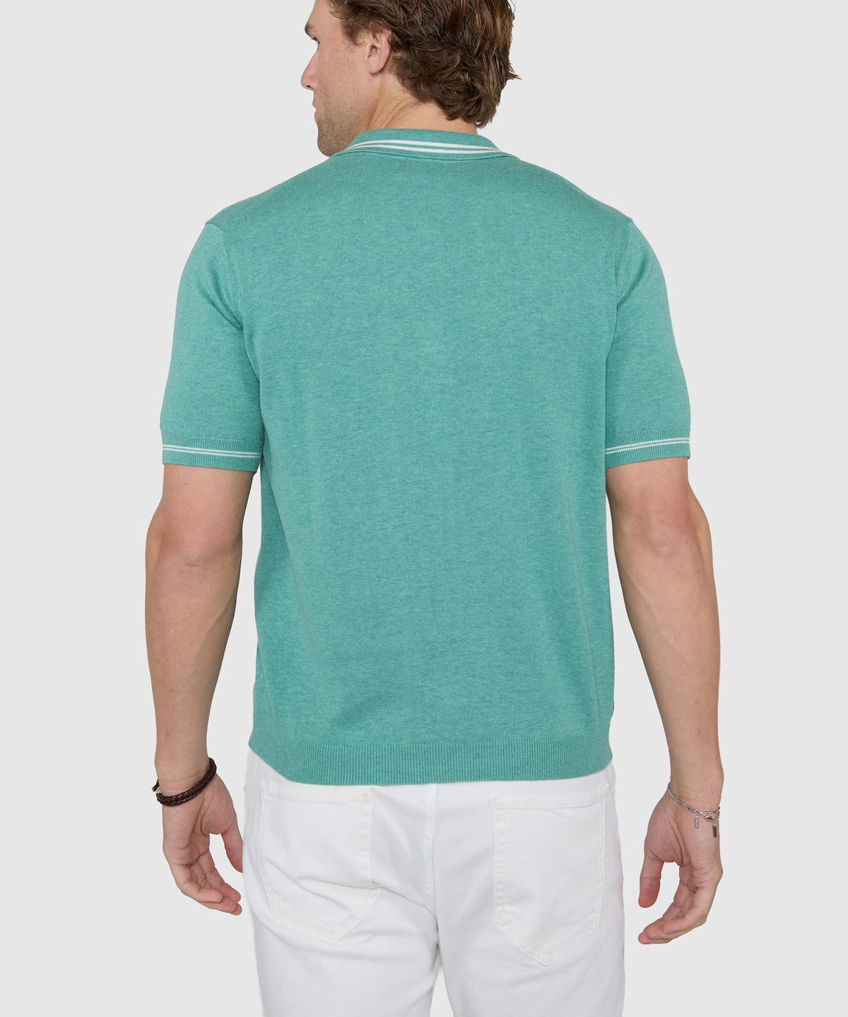 Westport Black Short Sleeve 'The Retro II' Zip Polo, Men's Big & Tall
