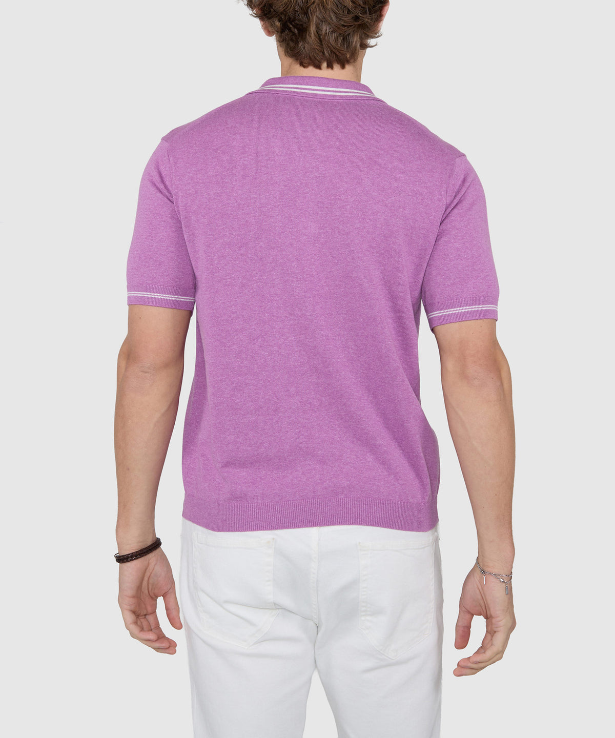 Westport Black Short Sleeve 'The Retro II' Zip Polo, Men's Big & Tall