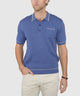 Westport Black Short Sleeve Amici Ribbed Knit Polo